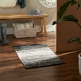 thumbnail image 2 of 2x3-Ft Ombre Stripe Rug - Black, 2 of 3