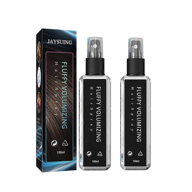 2pcs Fluffy Volumizing Hair Spray PUMP-HAI Extra-Volume Magic Styling Gel Lasting