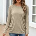 thumbnail image 6 of MexChoioe Womens Long Sleeve Tops Basic Tees Summer Outfits Early Fall Fashion Tunic Dressy Casual Blouses Trendy Sweatshirt for Women, 6 of 7