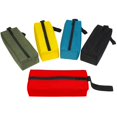 thumbnail image 1 of Bolsas pequeñas de lona para herramientas, paquete de 5 bolsas portátiles con cremallera, organizador de almacenamiento con lazo para colgar para carpinteros, herreros y jardinería, 1 of 5