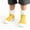 Yellow, variant on Dpytoraw Winter Baby Booties Long Tube Thickened Cute Cartoon Bear Pattern Non Slip Sole Infant Toddler Walking Shoes Soft Socks Soft Sole Infant Shoes Size 4