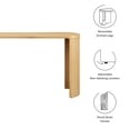 thumbnail image 3 of Aspect Entryway Console Table in Oak, 3 of 10