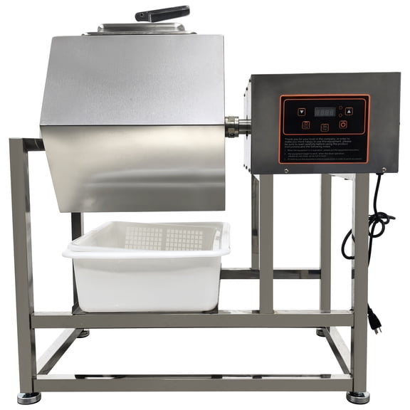 70L Hexagonal Stainless Steel Meat Vegetable Tumbler Marinator Rotatable Marinating Machine