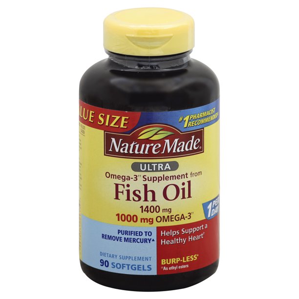 NATURE MADE Omega3 Supplement, from Fish Oil, Ultra, 1400 mg, Softgels