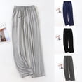 thumbnail image 6 of Mens Modal Pajamas Sleepwear Homewear Pants Sport Gym Yoga Drawstring Trousers, 6 of 11