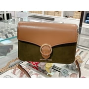 Michael Kors Wanda Medium Shoulder Flap Crossbody Handbag Duffle Multi