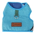 thumbnail image 3 of ZOUSSIQI Polyester Breathable Mesh Vest style Pet Chest Strap Harness Pulling Traction Leash Rope for Dogs Cats(Blue L) CW2519#7071, 3 of 13