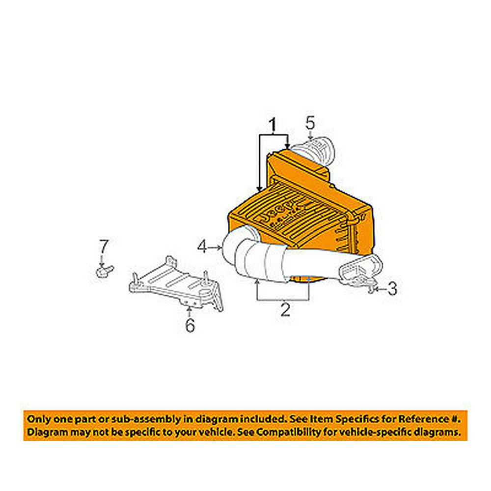 Jeep CHRYSLER OEM Liberty Air InletAir Cleaner Housing/Box Assy