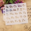 Alphabet Painting Stencil Wall Fabric Rock School Art Projects for ...