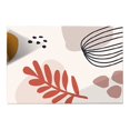 thumbnail image 1 of OUSITAID Floor Carpet Non-slip Soft Polyester Nordic Style Abstract Bedroom Bedside Carpet Home Decor for Bathroom, 1 of 8