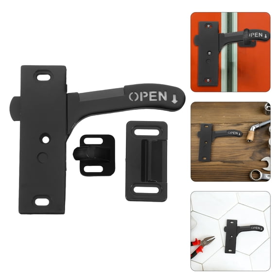 ibasenice RV Screen Door Latch Right Hand Handle Replacement Kit for Camper, Travel Trailer, Motorhome Entry Door Hardware