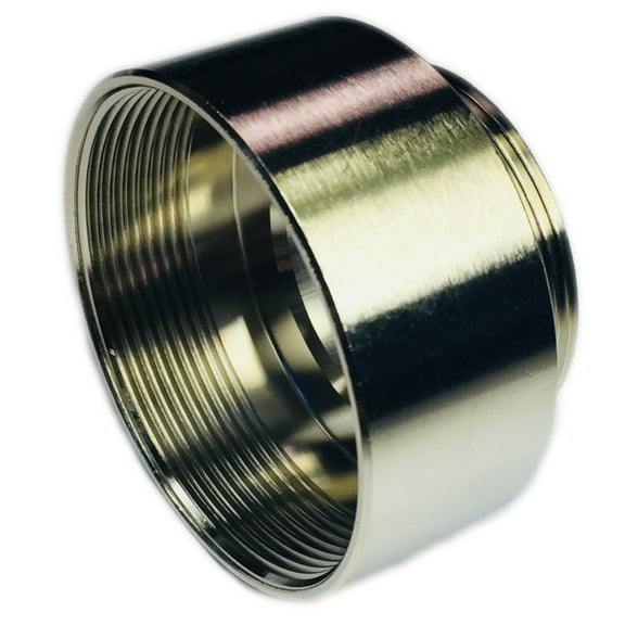 52104460 Gland Adapter Enlarger, Metallic, Nickel Plated Brass, M40 # M50