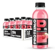Protein2o 20g Whey Protein Isolate Hydration Drink, 350mg of Electrolytes, Vitamins B5 & B6, Sugar Free, Strawberry Watermelon, 16.9 oz Bottle (12 Count)