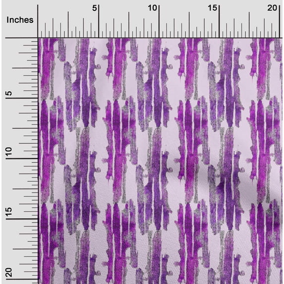 oneOone Cotton Jersey Purple Fabric Abstracts Abstract Sewing Material Print Fabric By The Yard 58 Inch Wide