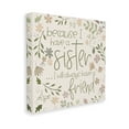 thumbnail image 4 of Stupell Industries Botanical Sister Friendship Botanical & Floral Painting Gallery Wrapped Canvas Art Print Wall Art, 24 x 24, 4 of 8