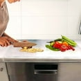 thumbnail image 5 of Leyfeng Lightweight acrylic cutting board with counter lip, non slip transparent kitchen counter cutting, 5 of 8