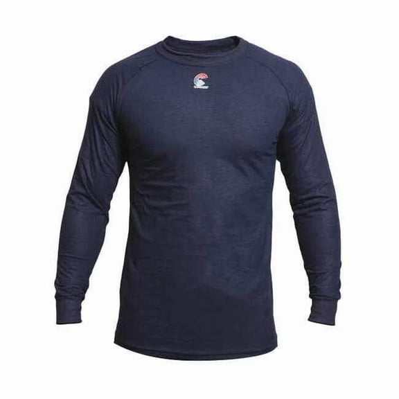 Men's Flame-Resistant Crewneck Shirt, 4 cal/sq cm, 2XL, Modacrylic