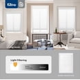 thumbnail image 3 of Regal Living EZ Grip No Tool No Drill Cordless 1" Light Filtering Cellular Shade, White - 34" W x 48" L, 3 of 5