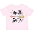 thumbnail image 3 of Inktastic Middle Sister- Dots and Arrow Girls Toddler T-Shirt, 3 of 5