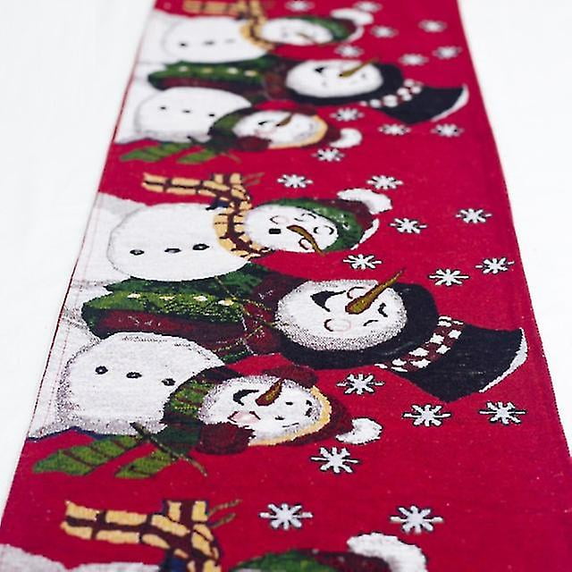 Table Cloth Christmas New Year Party Decorations Tablecloth Xmas Tree Elk Plaid Printed Dinner Table Cover