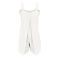 thumbnail image 4 of ALLLIST White Shorts High Short Wide-Leg Solid Dressy Skorts for Girls 100%Cotton Dressy XXL, 4 of 8