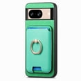 thumbnail image 6 of Allytech Google Pixel 9 Case, Detachable Magnetic Wallet Case with Card Holder & Ring Stand, Support Car Mount, Premium PU Leather Shockproof Durable Protective Slim Case Cover - Green, 6 of 7