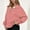 Watermelon Red, variant on XPMWRP Women's Polka Dot Sweatshirt Half Zip V Neck Pullover Casual Long Sleeve Shirts Winter Fleece Warm Sweatshirts Tops Pink S