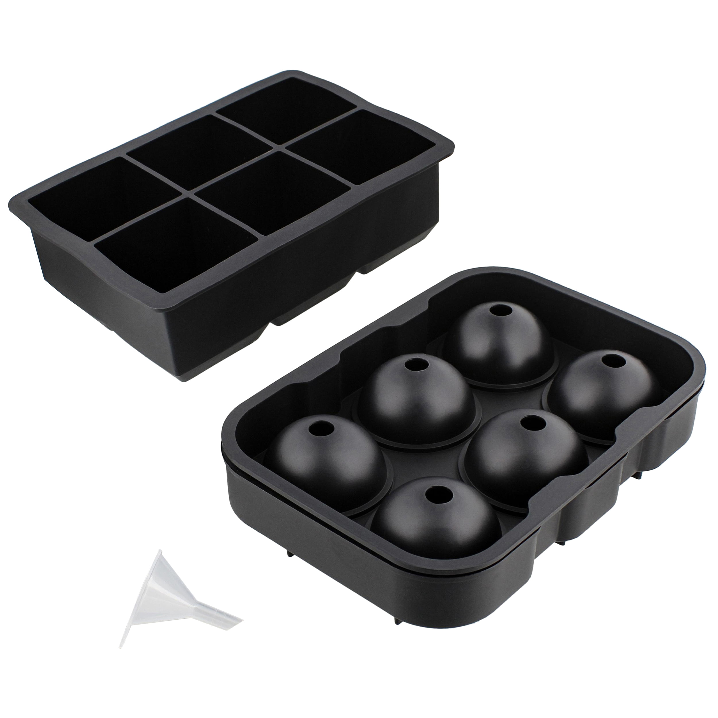 Rubber Ball  Cube Tray Freeze Bar Jelly Silicone Pudding Chocolate Mold CI 