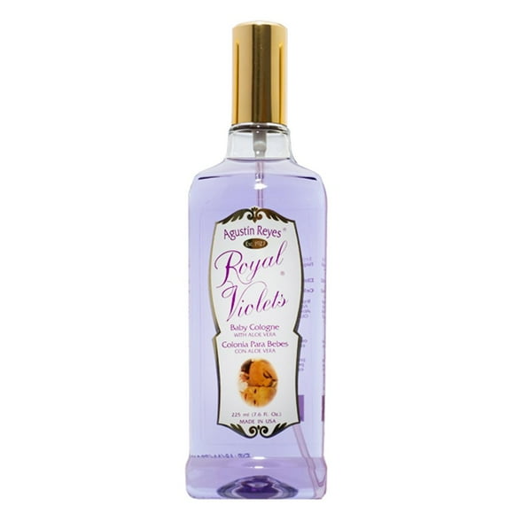 Colonia para bebé Royal Violets Agustin Reyes con aloe vera