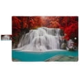 thumbnail image 3 of PKQWTM Waterfall in deep rain forest jungle Book Cover Book Protector Book Sleeve Book Pouch Book Bag 6x9 inch, 3 of 4