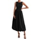 thumbnail image 1 of Vestido BTFBM para mujer 2025, casual, sin mangas, midi, negro, 1 of 9