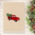 thumbnail image 3 of Authentic Hotel and Spa  Christmas Truck Hand Towel Sand, 3 of 5