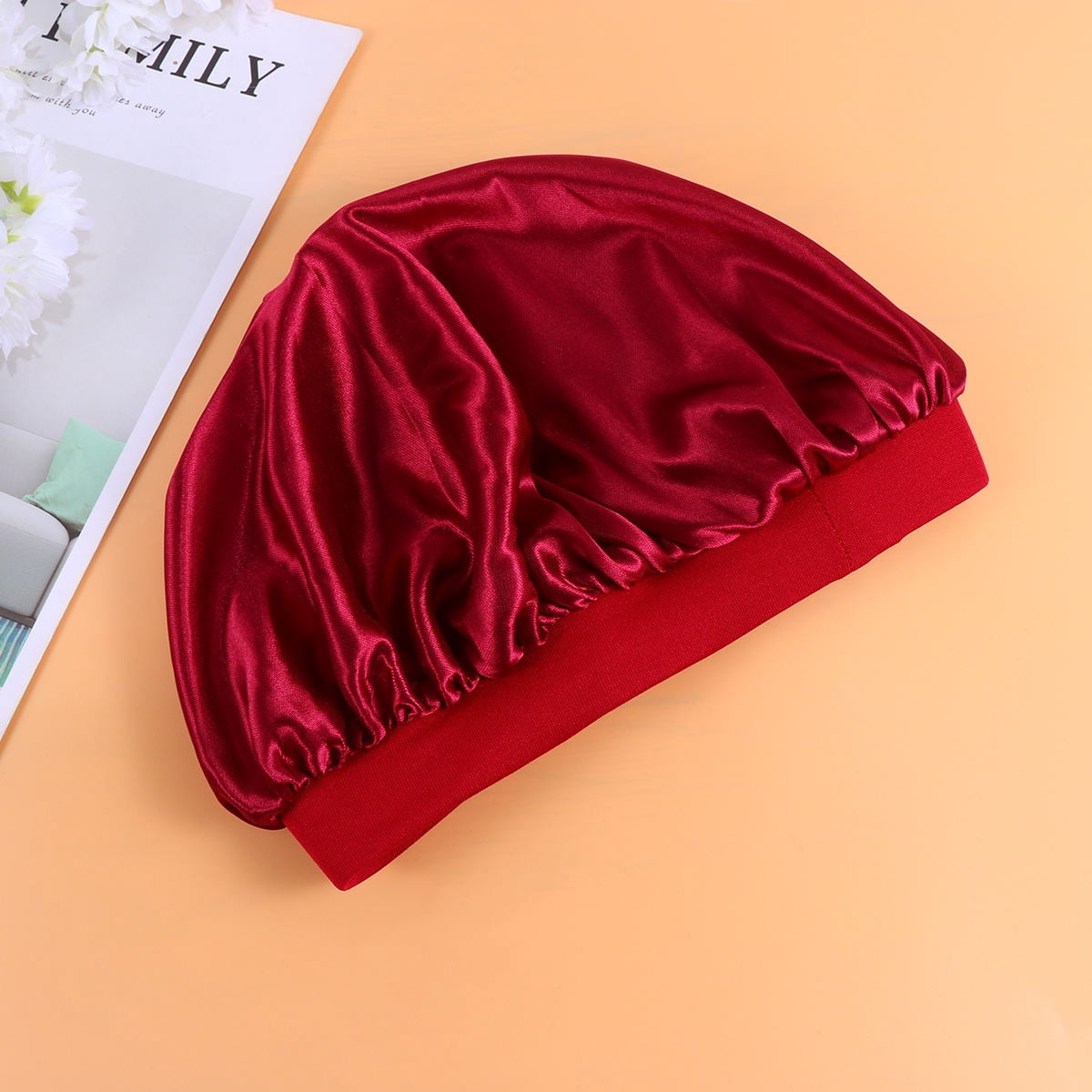 ORDDIART Kids Satin Sleep Bonnet 3-Pack Breathable Hair Caps for Bedtime, Travel, and Comfortable Night
