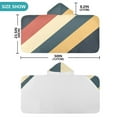 thumbnail image 4 of Yayeee Kids Hooded Towels Toddler Soft Absorbent Beach Bathing Wrap 50" x 23.5", Beige Stripes, 4 of 5