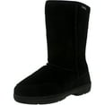 thumbnail image 1 of Bearpaw Women's Meadow Suede/Sheepskin/Wool Black Ii Mid-Calf Suede Boot - 5M, 1 of 3