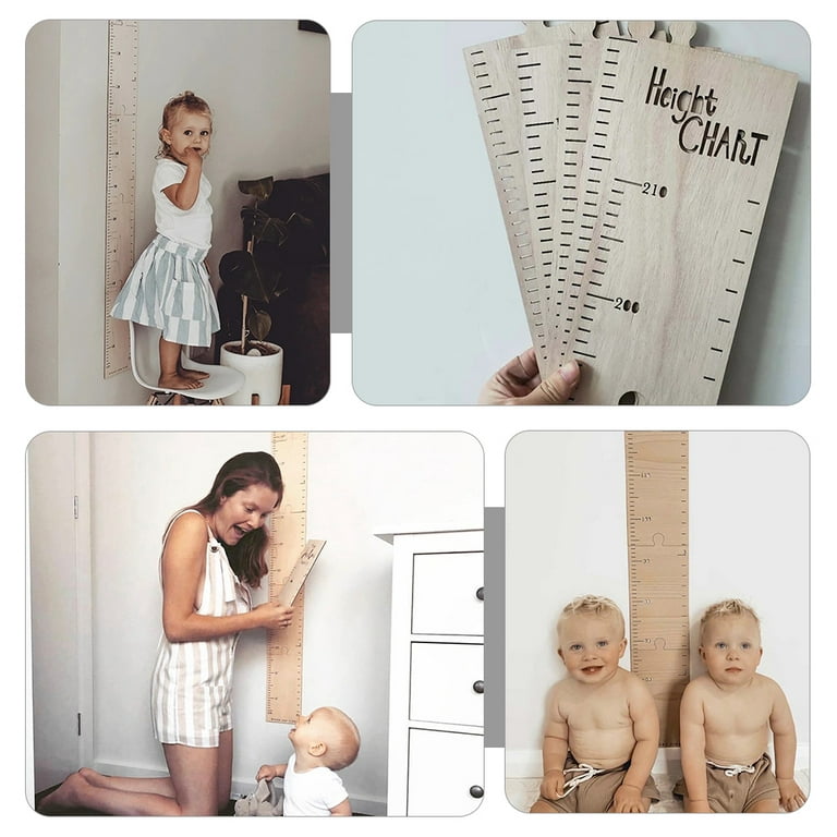 Height Measurement Ruler Adhesive Height Ruler Wooden Height Ruler Growth  Chart