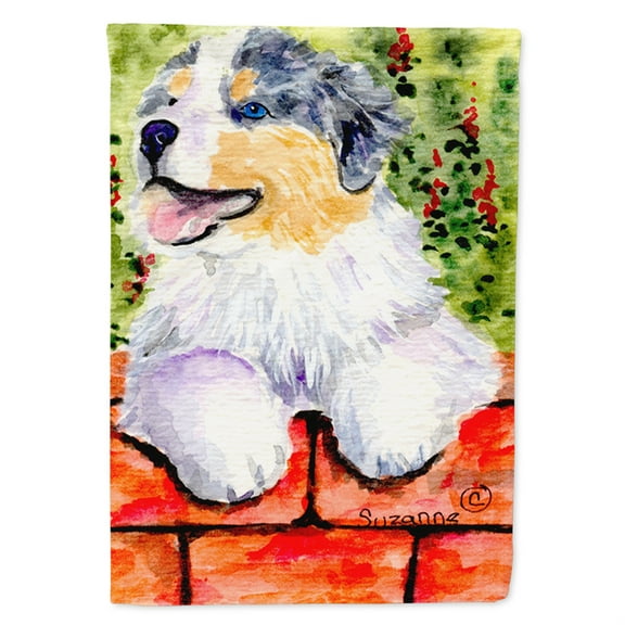 Caroline's Treasures SS8849-FLAG-PARENT Australian Shepherd Flag, , multicolor