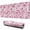 Breast Cancer Ribbon Butterfly Word-1, variant on Breast Cancer Pink Ribbon Teal Pattern Extended Large Mouse Pad, Desk Protector Mat with Non Slip Base & Stitched Edges, Eco-Friendly Gifts for Birthday Christmas Thanksgiving,31.5"x11.8"