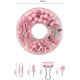 thumbnail image 3 of Office Supplies Set, Durable Plastic and Metal Push Pins Binder Clips Paper Clips Map Tacks Multi Purpose Office Clip Set(Pink), 3 of 4