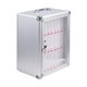 thumbnail image 4 of Gabinete de almacenamiento para teléfono, puerta transparente, bolsillo de oficina, estuche para guardar teléfonos inteligentes 24 ranuras, 4 of 9