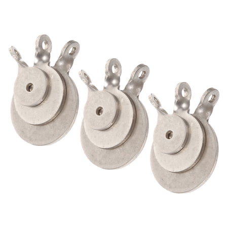 Baluue 9Pcs Stainless Steel Splatter Targets Metal Target for Competition and Training Use Plated Silver