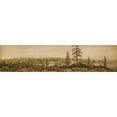 thumbnail image 2 of Vintage Places 24x9 Black Modern Framed Museum Art Print Titled - View of Victoria Vancouver Island 1860, 2 of 4