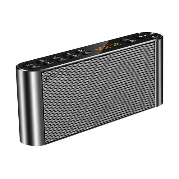 Dorm room essentials, Bluetooth Audio Two Built-in Speakers HiFi Sound Quality Portable Subwoofer Wireless Radio Supports 3.5mm USB T-