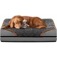 thumbnail image 1 of Cama para Perro Lavable, Cama para Perro Ortopedica, Cama Rectangular de Espuma Elástica para Mascotas, Cama de Mascotas Antideslizante y Desmontable en La Parte Inferior (L 100 * 58 * 15cm), 1 of 6
