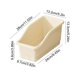 thumbnail image 3 of Caja de almacenaje multifuncional con polea, cesta de plástico de gran capacidad para organizar el hogar, el baño y Rkxzt, 3 of 7