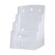 thumbnail image 1 of Soporte de Acrílico para Folletos Estante con Diseño Inclinado Hacia Atrás Soporte de Mesa A5 3 niveles, 1 of 8