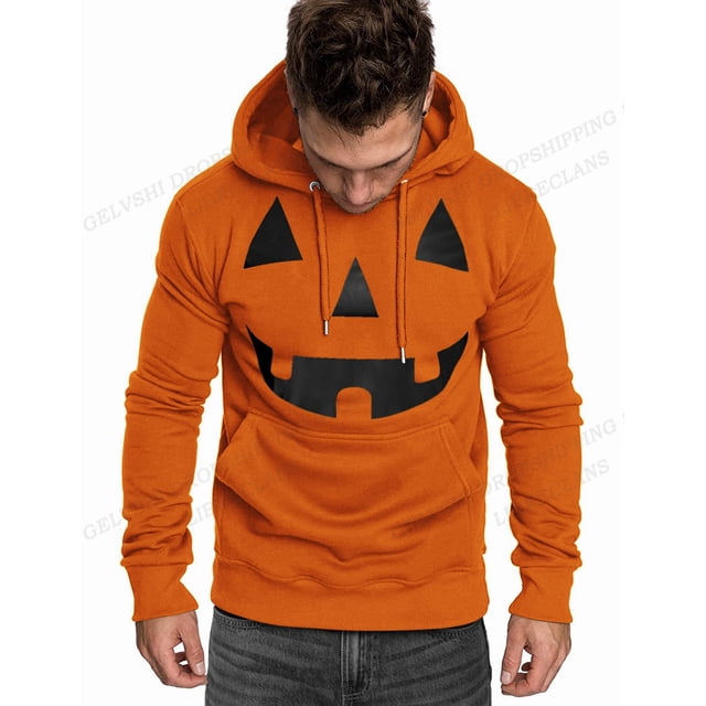 Sudadera con capucha de Halloween para hombres y mujeres, sudaderas con capucha de Hip Hop para niños, abrigos para niños, chándales de gran tamaño con estampado de calabaza, ropa para hombres
