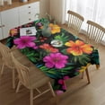 thumbnail image 2 of Pioneer Flower Rectangle Tablecloth 60"x84",Waterproof Polyester Rectangle Table Cloth, Wipeable Spillproof Polyester Tablecloth for Dining, Camping, Indoor and Outdoor, 2 of 5