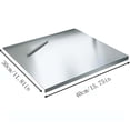 thumbnail image 5 of Ke1Clo Stainless Steel Cutting Board, Over The Sink Kitchen Countertop Protector, Food-Grade Metal Chopping Board, Non-Scratch Heat-Resistant Prep Station for Daily Kitchen, 5 of 5
