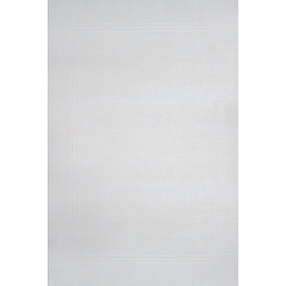 Grey Framed Area Rugs for Living Room Washable Rugs Boho Moroccan Area Rug Soft Neutral Geometric Bohemian Carpet Distressed Indoor Rug for Bedroom Dining Room Office Foldable Nonslip Rug